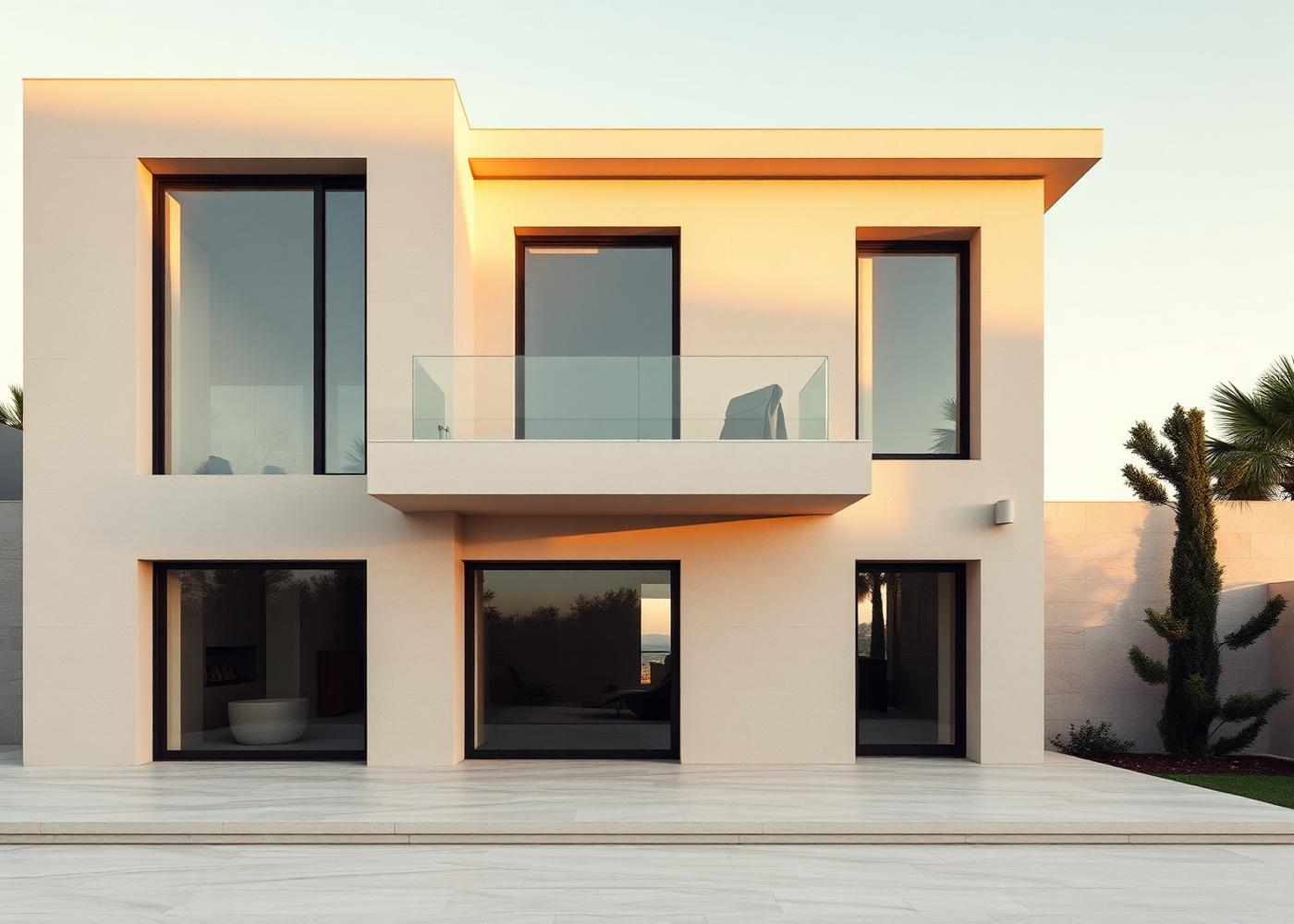 Considered architecture in soft daylight